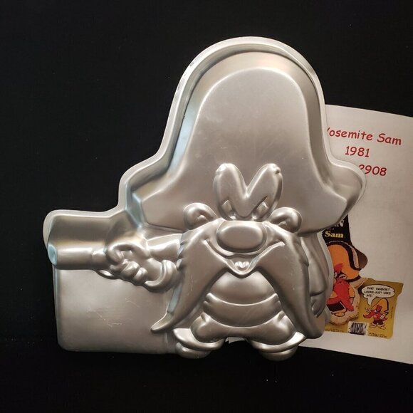 Wilton Cake Pan Yosemite Sam Looney Tunes Warner Brothers Color Instructions - Picture 5 of 9